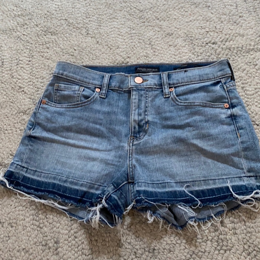 Banana Republic denim stretchy shorts